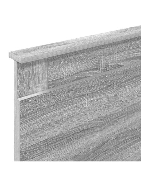 Testiera con testiera Grigio Sonoma 75 cm Legno multistrato
