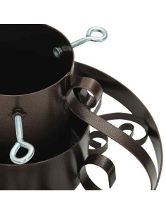 Supporto per Albero di Natale Rame antico 40 x 40 x 20.5 cm 2