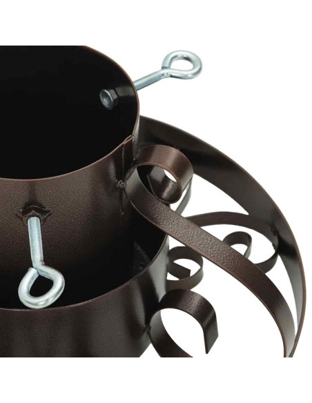 Supporto per Albero di Natale Rame antico 40 x 40 x 20.5 cm