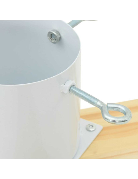 Supporto per Albero di Natale 1.73 Bianco 50 x 50 x 16 cm
