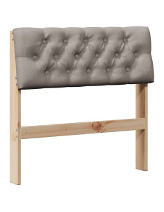 Testiera imbottita Talpa 75 cm Pino massello