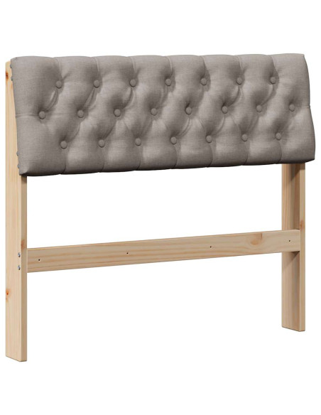 Testiera imbottita Talpa 90 cm Pino massello