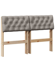 Testiera imbottita Talpa 120 cm Pino massello