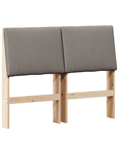 Testiera imbottita Talpa 120 cm Pino massello