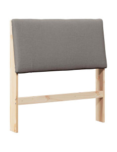 Testiera imbottita Talpa 90 cm Pino massello