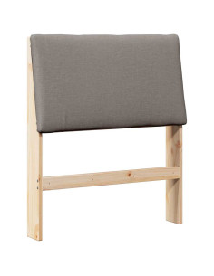 Testiera imbottita Talpa 75 cm Pino massello