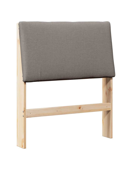 Testiera imbottita Talpa 75 cm Pino massello