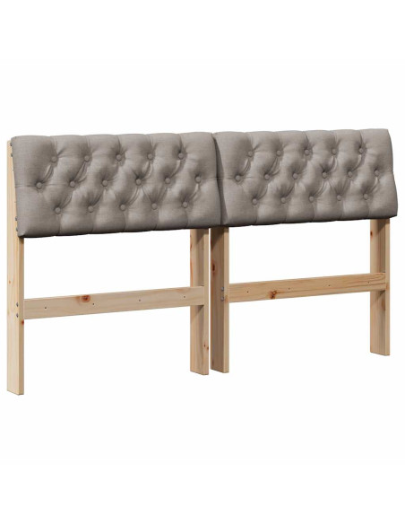 Testiera imbottita Talpa 150 cm Pino massello