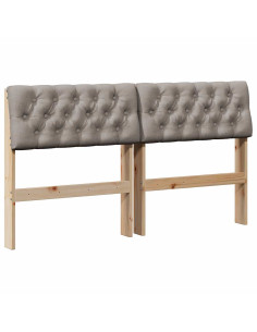 Testiera imbottita Talpa 160 cm Pino massello