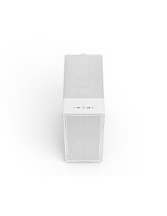 FRACTAL CASE MID TOWER EPOCH WHITE TG CLEAR TINT 3*120mm MOMENTUM FAN