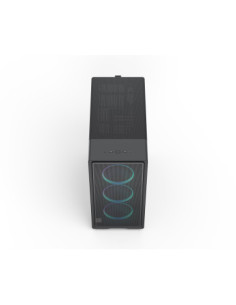 FRACTAL CASE MID TOWER EPOCH BLACK TG RGB LIGHT TINT 3*120mm MOMENTUM FAN