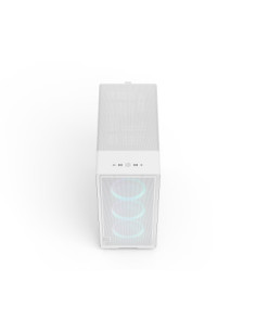FRACTAL CASE MID TOWER EPOCH WHITE TG RGB LIGHT TINT 3*120mm MOMENTUM FAN