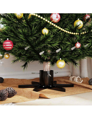 Supporto per Albero di Natale Nero 49 x 49 x 15,5 cm Acciaio