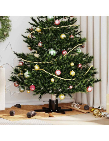 Supporto per Albero di Natale Nero 49 x 49 x 15,5 cm Acciaio