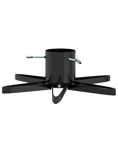 Supporto per Albero di Natale Nero 49 x 49 x 15,5 cm Acciaio