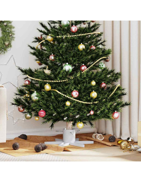 Supporto per Albero di Natale Bianco 49 x 49 x 15,5 cm Acciaio