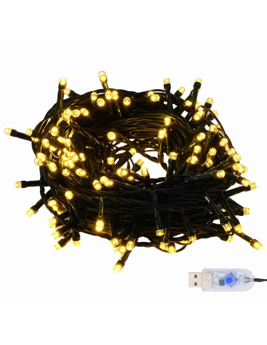 Set di Palle di Natale con 300 LED 120 pcs Rosa Plastica