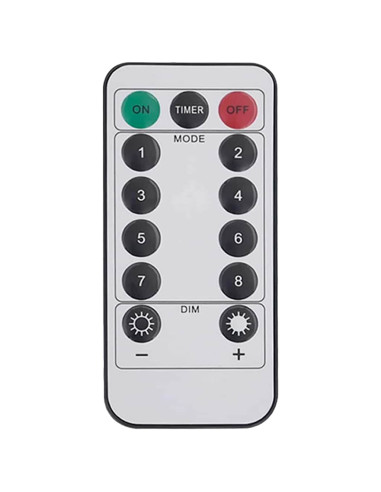 Luce a corda con 2400 LED Bianco caldo 100 m PVC