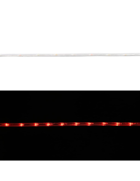 Luce a corda con 1200 LED Rosso 50 m PVC