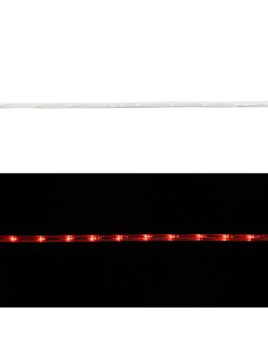 Luce a corda con 2400 LED Rosso 100 m PVC