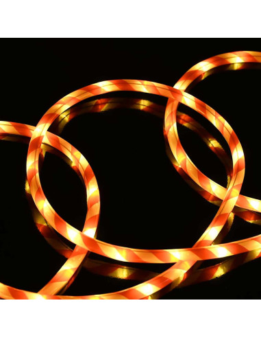 Luce a corda con 120 LED Bianco caldo 5 m PVC