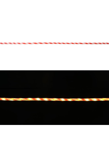 Luce a corda con 480 LED Bianco caldo 20 m PVC