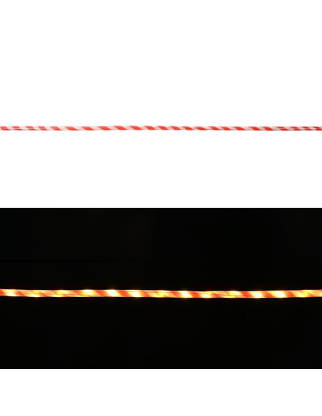 Luce a corda con 480 LED Bianco caldo 20 m PVC