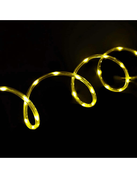 Luce a corda con 240 LED Bianco caldo 10 m PVC