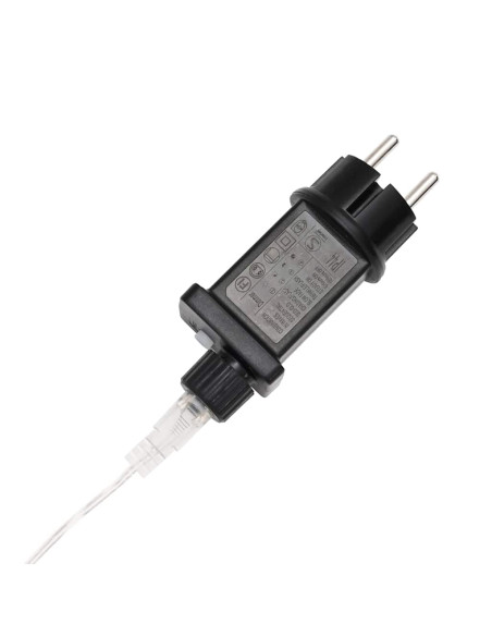 Luce a corda con 480 LED Bianco caldo 20 m PVC