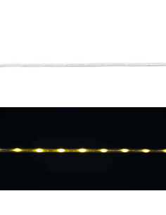 Luce a corda con 1200 LED Bianco caldo 50 m PVC 2