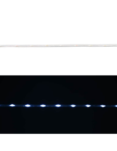 Luce a corda con 240 LED Bianco Freddo 10 m PVC