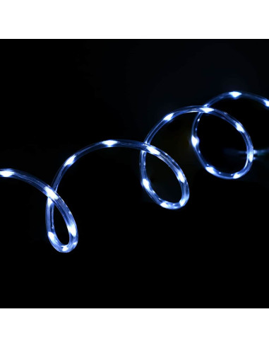 Luce a corda con 240 LED Bianco Freddo 10 m PVC