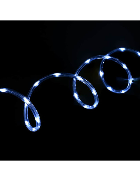Luce a corda con 1200 LED Bianco Freddo 50 m PVC