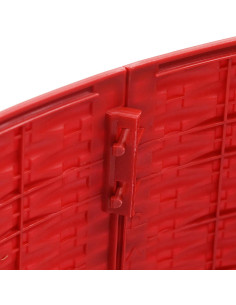 GonnaperAlberodiNatale Rosso Ø 65 x 23 cm Plastica 2