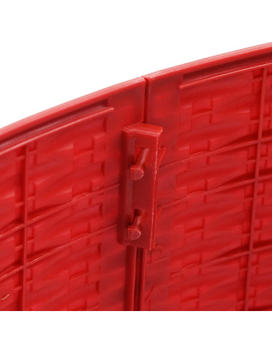 GonnaperAlberodiNatale Rosso Ø 65 x 23 cm Plastica