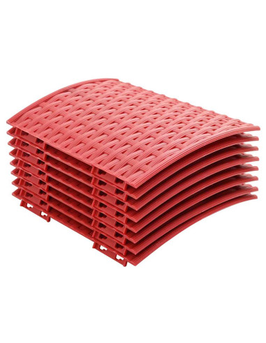 GonnaperAlberodiNatale Rosso Ø 65 x 23 cm Plastica