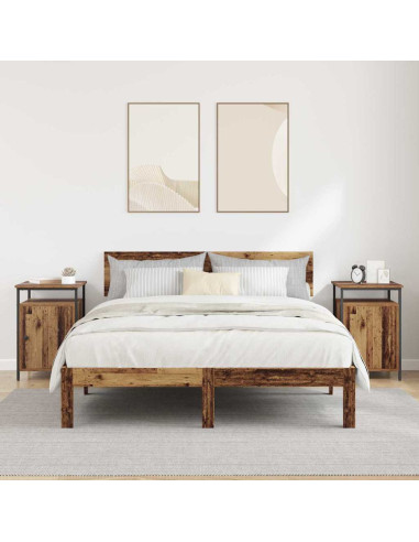 Armadio da Notte 2 pcs Legno vecchio 40 x 42 x 60cm