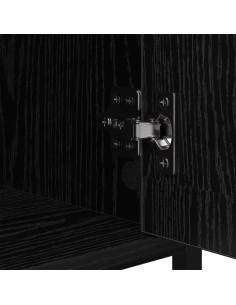 Armadio da Notte 2 pcs Rovere nero 40 x 42 x 60cm 2