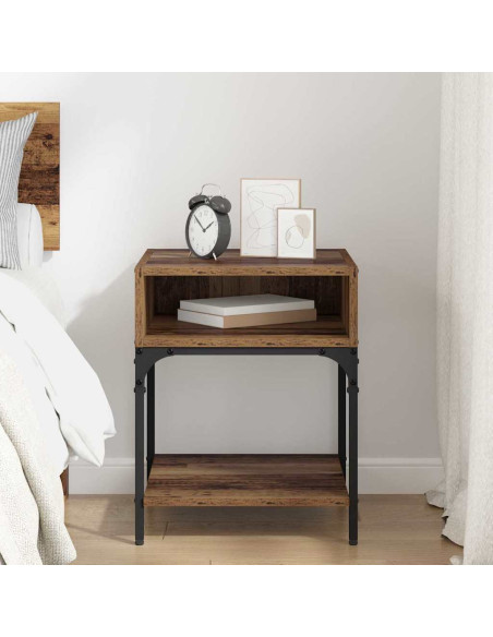 Comodino Legno vecchio 40 x 40 x 50 cm Legno multistrato