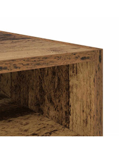 Comodino 2 pcs Legno vecchio 40 x 40 x 50 cm Legno multistrato 2