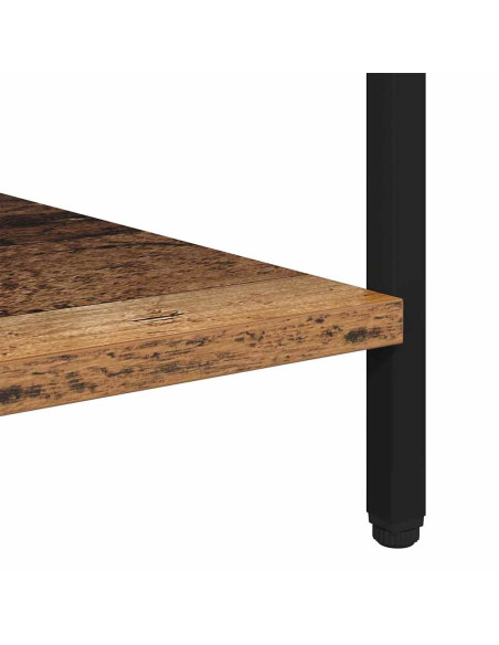 Comodino 2 pcs Legno vecchio 40 x 40 x 50 cm Legno multistrato