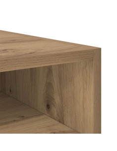 Comodino rovere artigianale 40 x 40 x 50 cm Legno multistrato 2