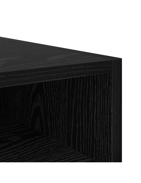 Comodino Rovere nero 40 x 40 x 50 cm Legno multistrato