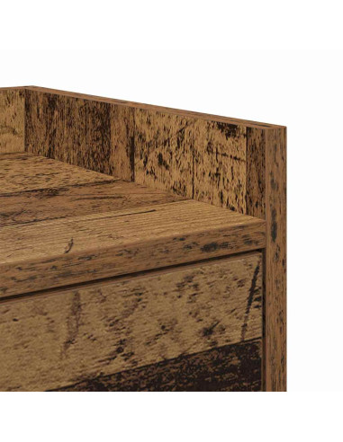 Comodino 2 pcs Legno vecchio 40 x 29 x 60 cm Legno multistrato
