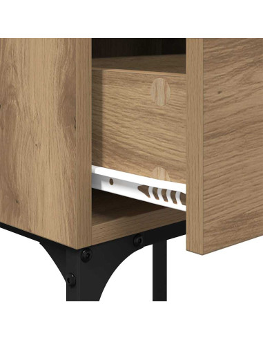 Comodino rovere artigianale 40 x 29 x 60 cm Legno multistrato