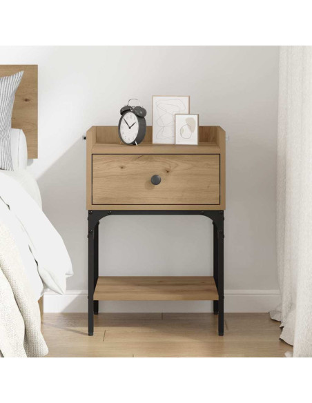 Comodino rovere artigianale 40 x 29 x 60 cm Legno multistrato