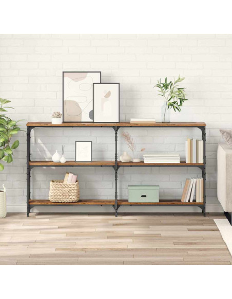 Tavolo consolle Legno vecchio 156 x 28 x 80,5 cm