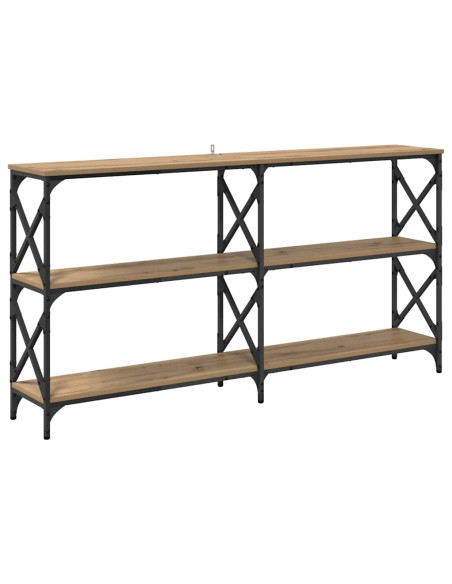 Tavolo consolle rovere artigianale 156 x 28 x 80,5 cm