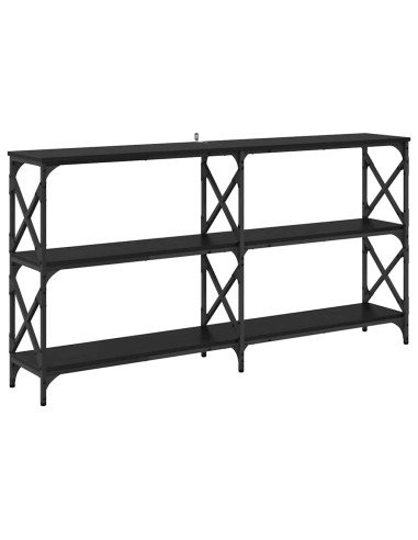 Tavolo consolle Rovere nero 156 x 28 x 80,5 cm