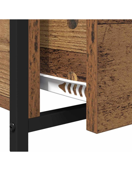 Tavolino da salotto Legno vecchio 70x50x50cm Legno multistrato